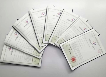 9 patent certificates